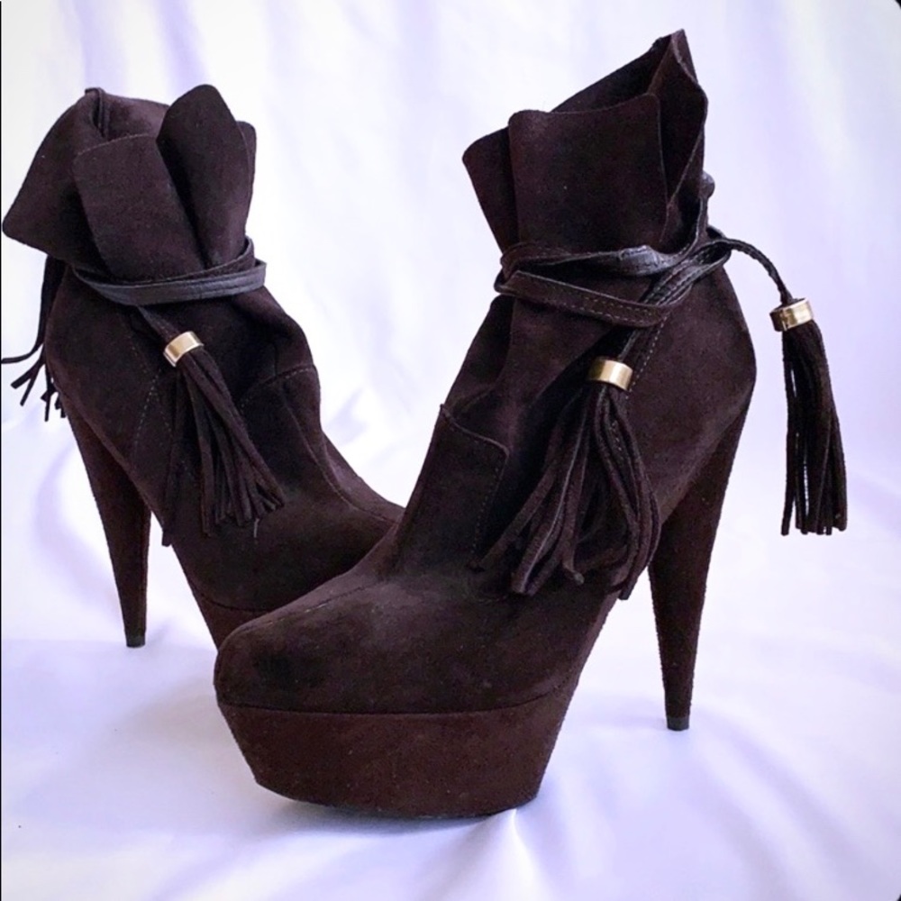 suede bootie